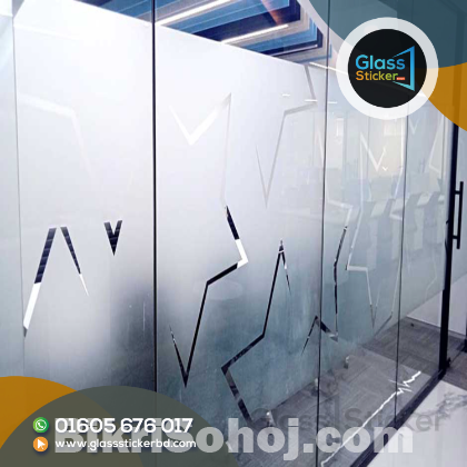 Glass sticker design for Office